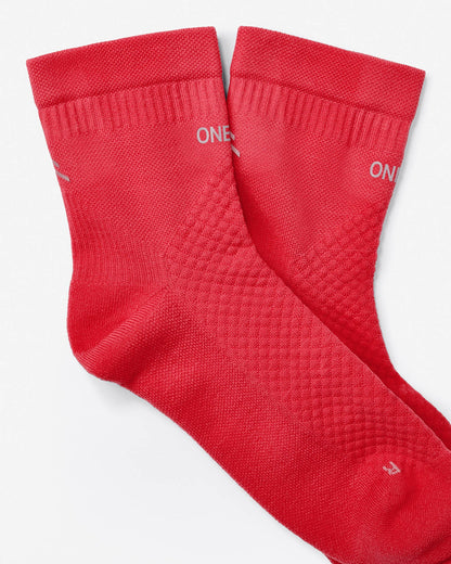 Performance Mid Crew Socks 1 Pack | Charged Pink