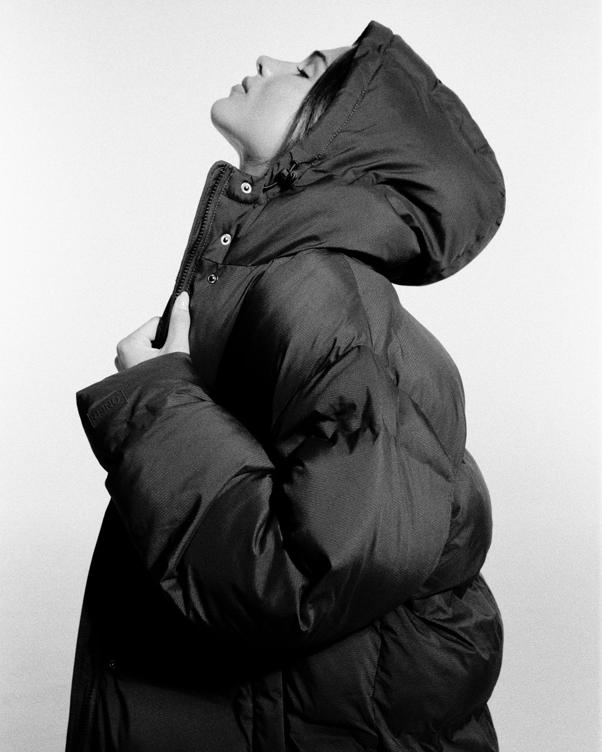 Oversized Longline Puffer Jacket | 70% Cocoa
