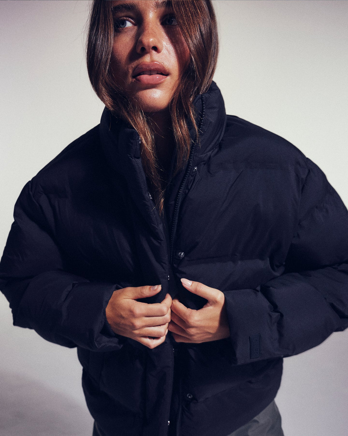 Oversized Puffer Jacket | Deep Navy
