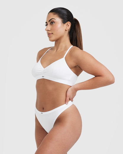 Soft Classic Thong | White
