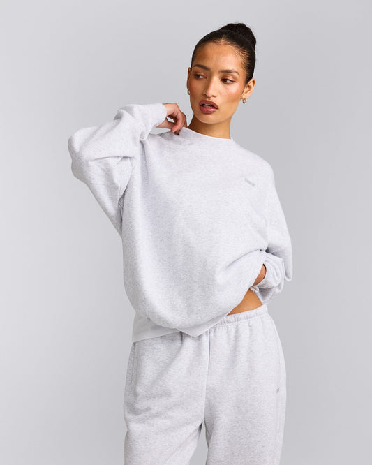Foundations All Season Crew Neck Sweatshirt | Gray Marl