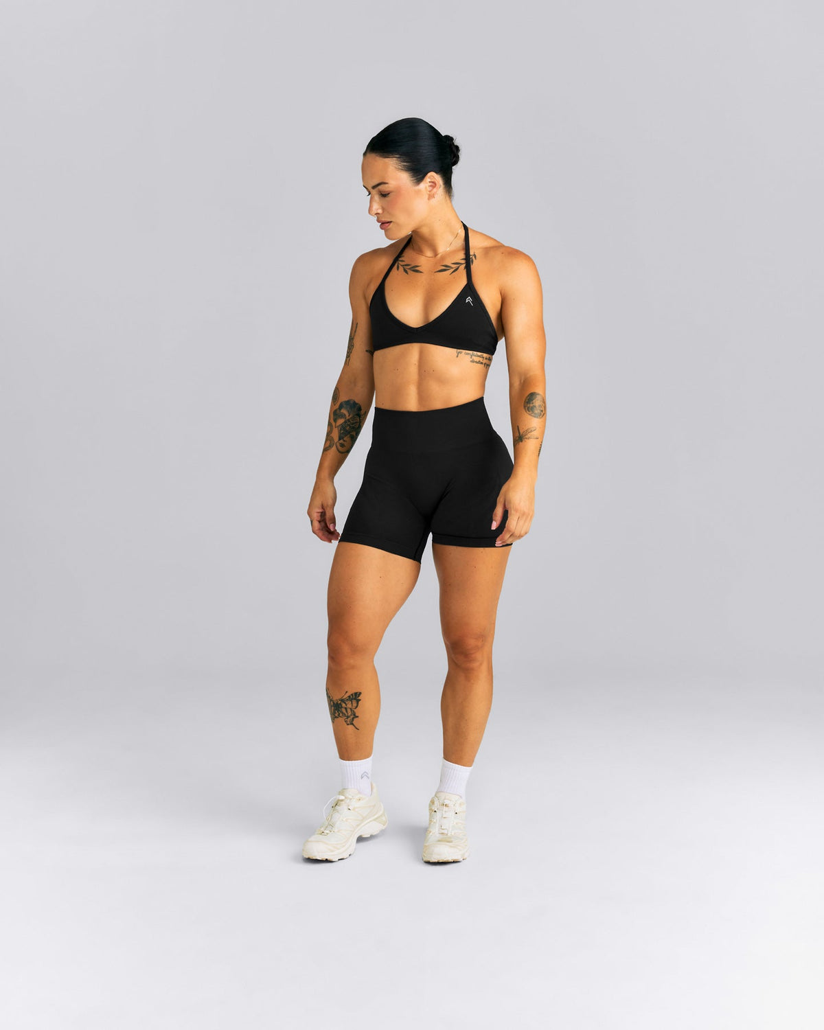 EnhanceLift™ Seamless High Rise Shorts | Black