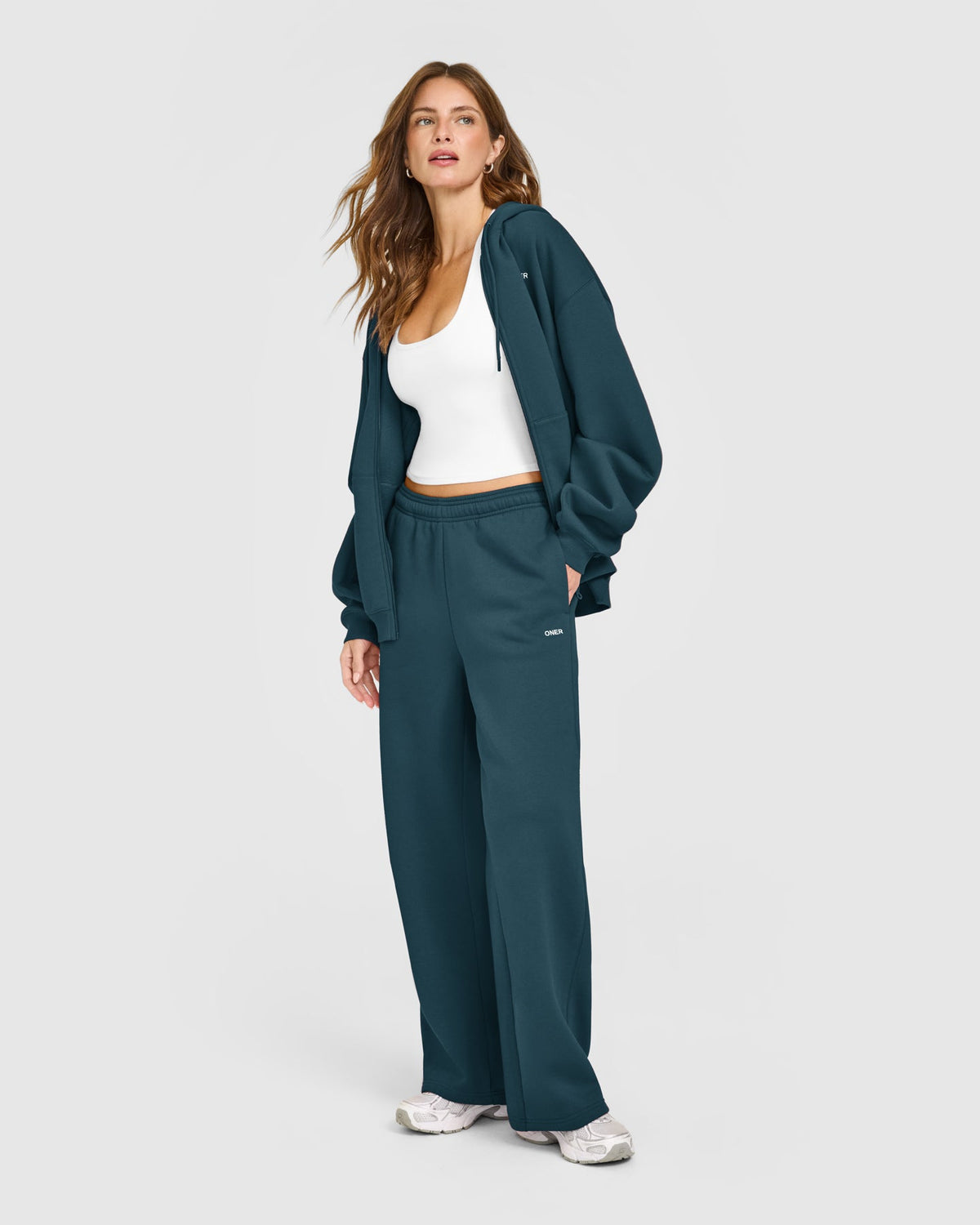 Foundations Straight Leg Sweatpants | Oil Blue